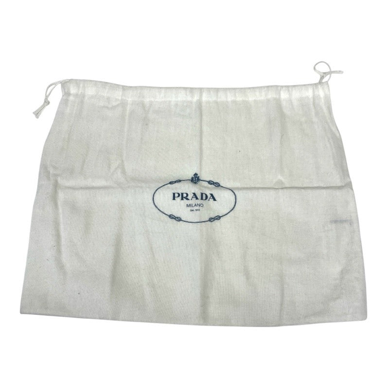 【PRADA】プラダ 2WAY ミニボストン 青 ブルー ハンドバッグ レザー レディース
