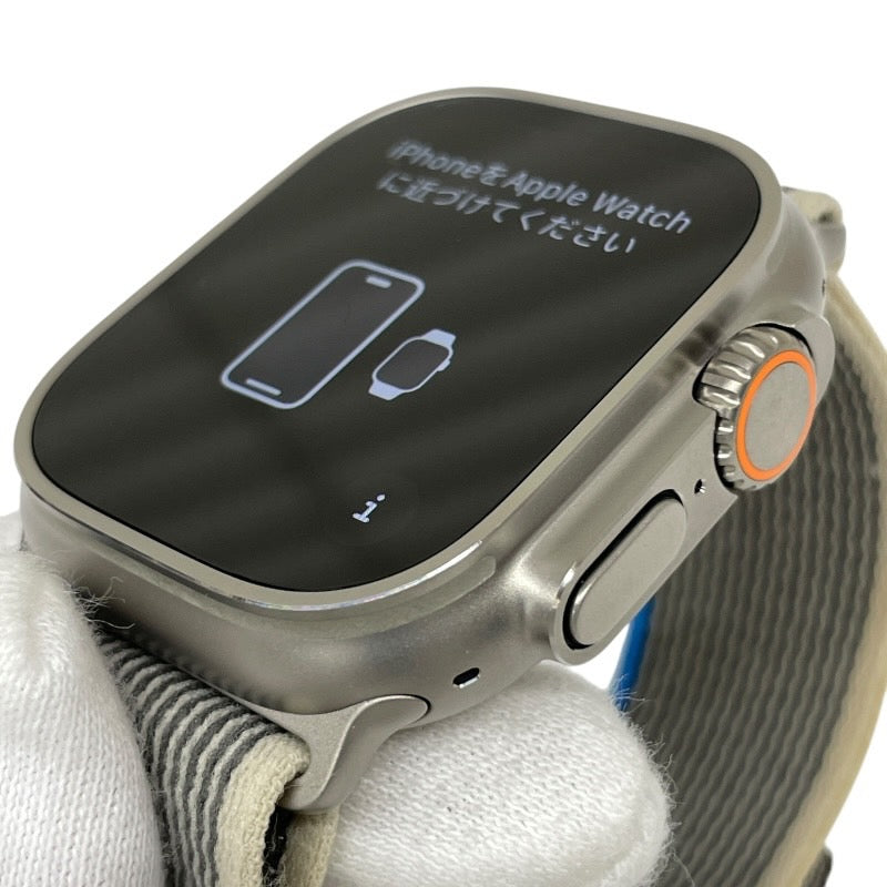 【Apple】アップル アップルウォッチ ウルトラ 49mm チタニウム Ultra MQFV3J/A 腕時計 メンズ