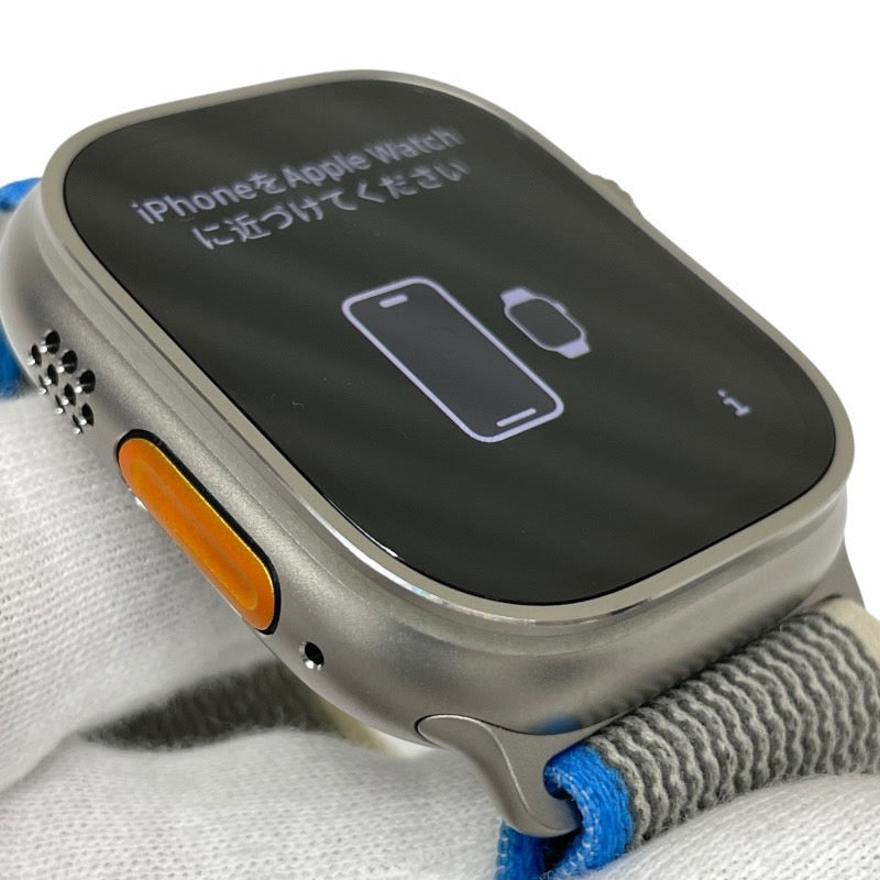 【Apple】アップル アップルウォッチ ウルトラ 49mm チタニウム Ultra MQFV3J/A 腕時計 メンズ