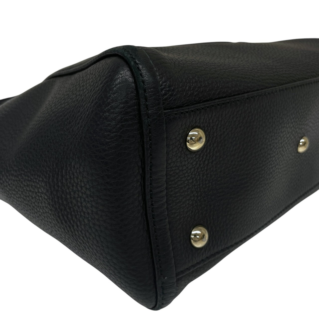 【GUCCI】グッチ SOHO ソーホー 493075 ハンドバッグ レザー レディース 2WAY 黒 ブラック ショルダー インターロッキングG