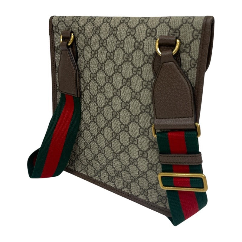 【GUCCI】グッチ ミディアム メッセンジャー 598604 ショルダーバッグ レディース GGスプリーム シェリーライン メンズ