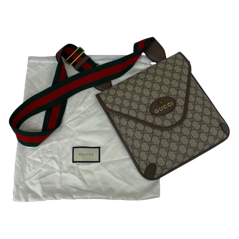 【GUCCI】グッチ ミディアム メッセンジャー 598604 ショルダーバッグ レディース GGスプリーム シェリーライン メンズ