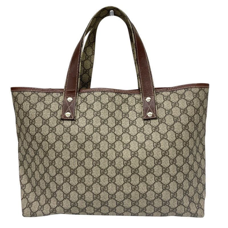 【GUCCI】グッチ GGスプリーム 211134 トートバッグ レディース ハンド シェリーライン ベージュ