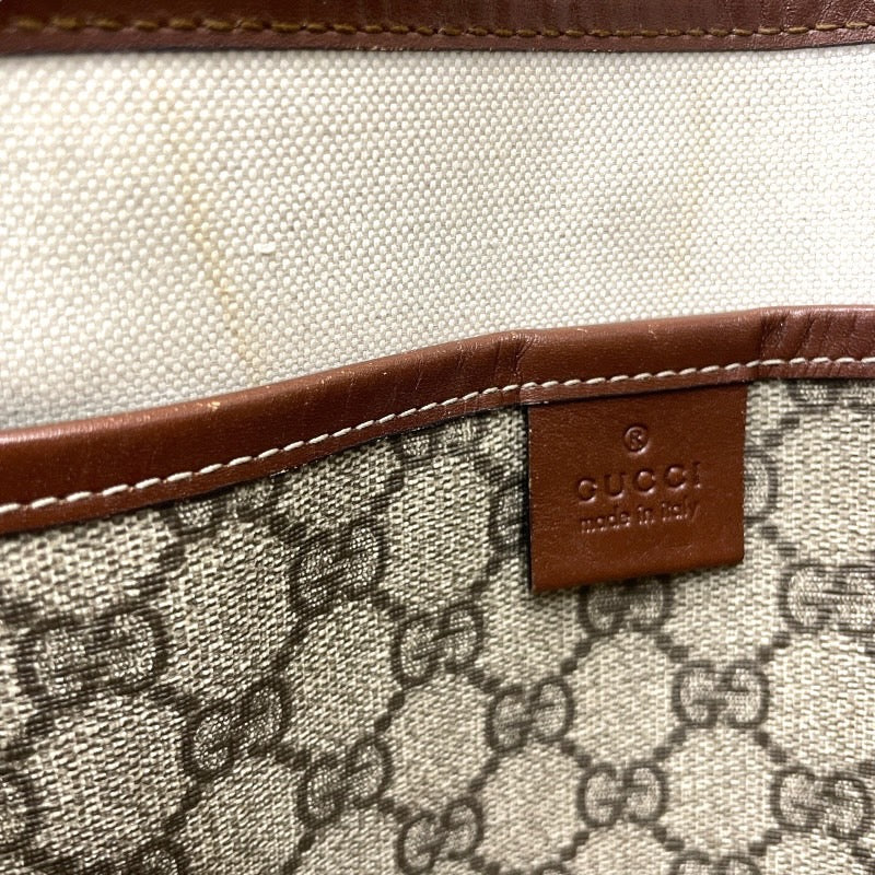 【GUCCI】グッチ GGスプリーム 211134 トートバッグ レディース ハンド シェリーライン ベージュ