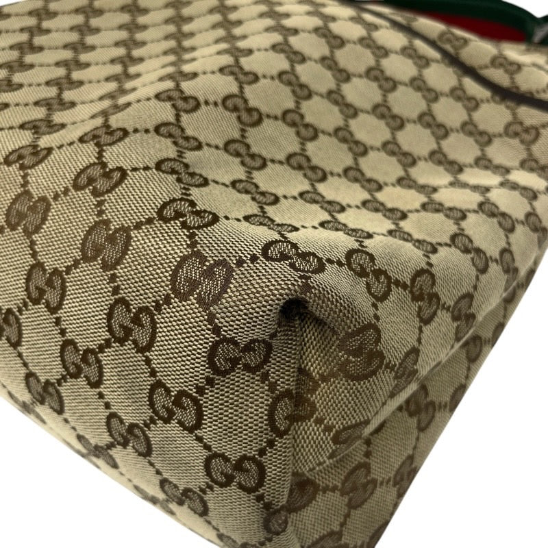 【GUCCI】グッチ GGキャンバス シェリーライン 189751 ショルダーバッグ レディース メッセンジャー クロスボディ ベージュ