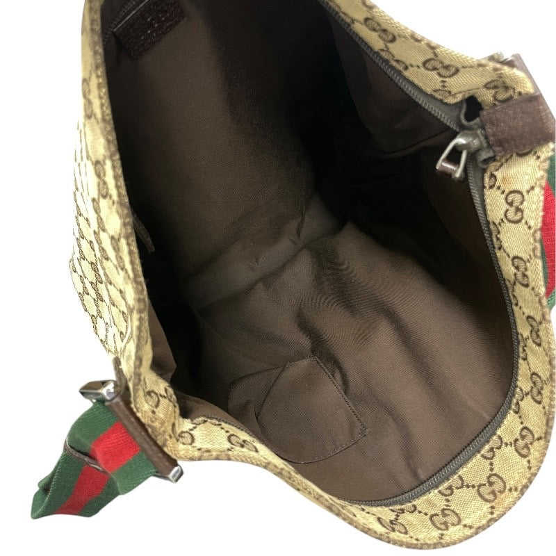 【GUCCI】グッチ GGキャンバス シェリーライン 189751 ショルダーバッグ レディース メッセンジャー クロスボディ ベージュ
