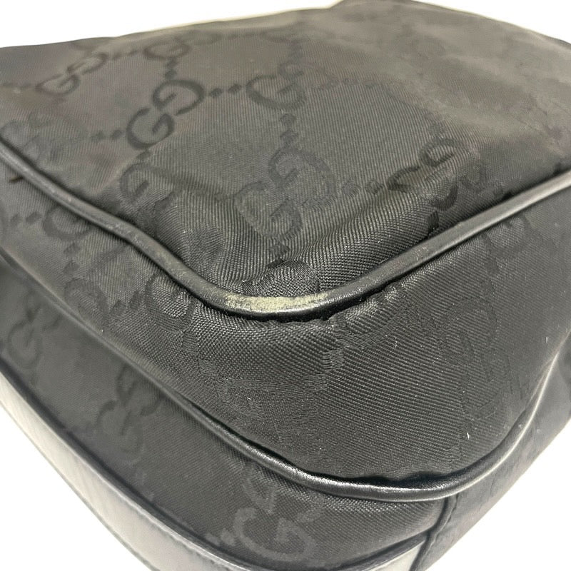 【GUCCI】グッチ クロスボディ 143751 ショルダーバッグ レディース GG ナイロン レザー ポシェット メンズ