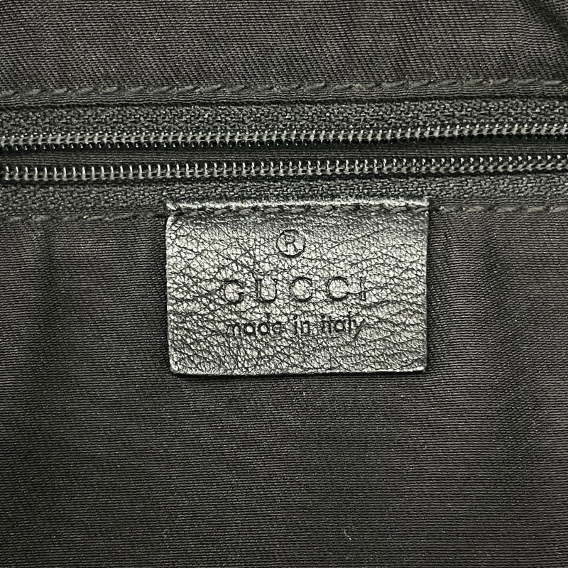 【GUCCI】グッチ アビー 189831 トートバッグ レディース 黒 ブラック ハンド GGキャンバス