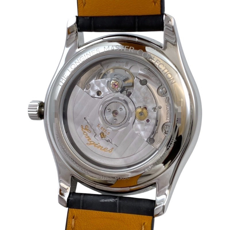 【LONGINES】ロンジン マスターコレクション L2.843.4 腕時計 ステンレススチール メンズ 自動巻き サーモン