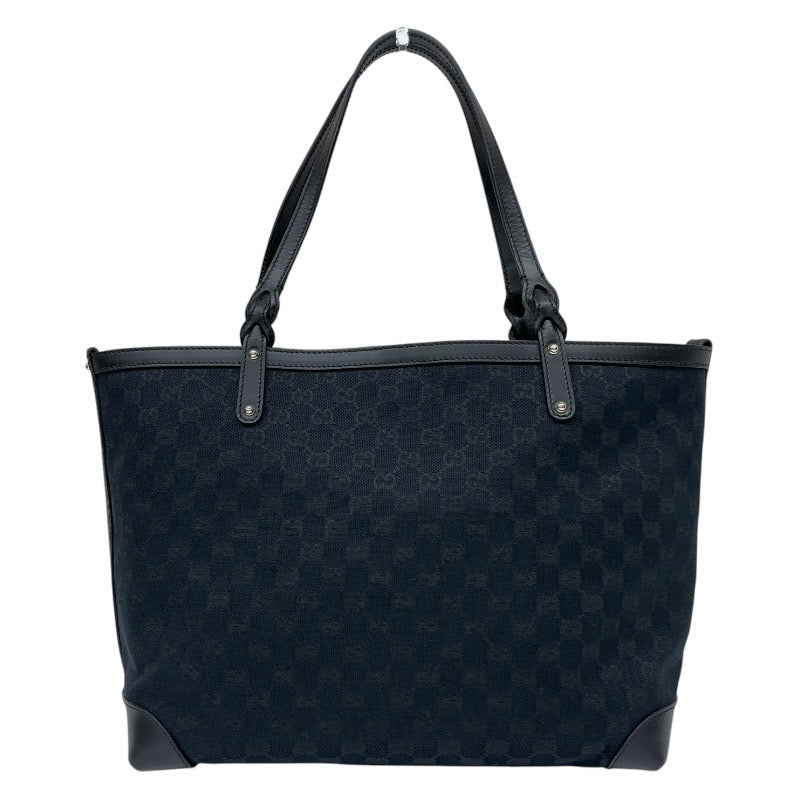 【GUCCI】グッチ ポーチ付 247209 トートバッグ レディース GGキャンバス 黒 ブラック ショルダー