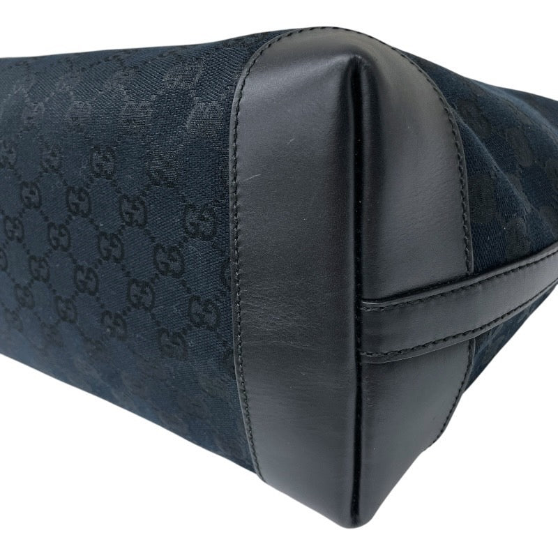 【GUCCI】グッチ ポーチ付 247209 トートバッグ レディース GGキャンバス 黒 ブラック ショルダー