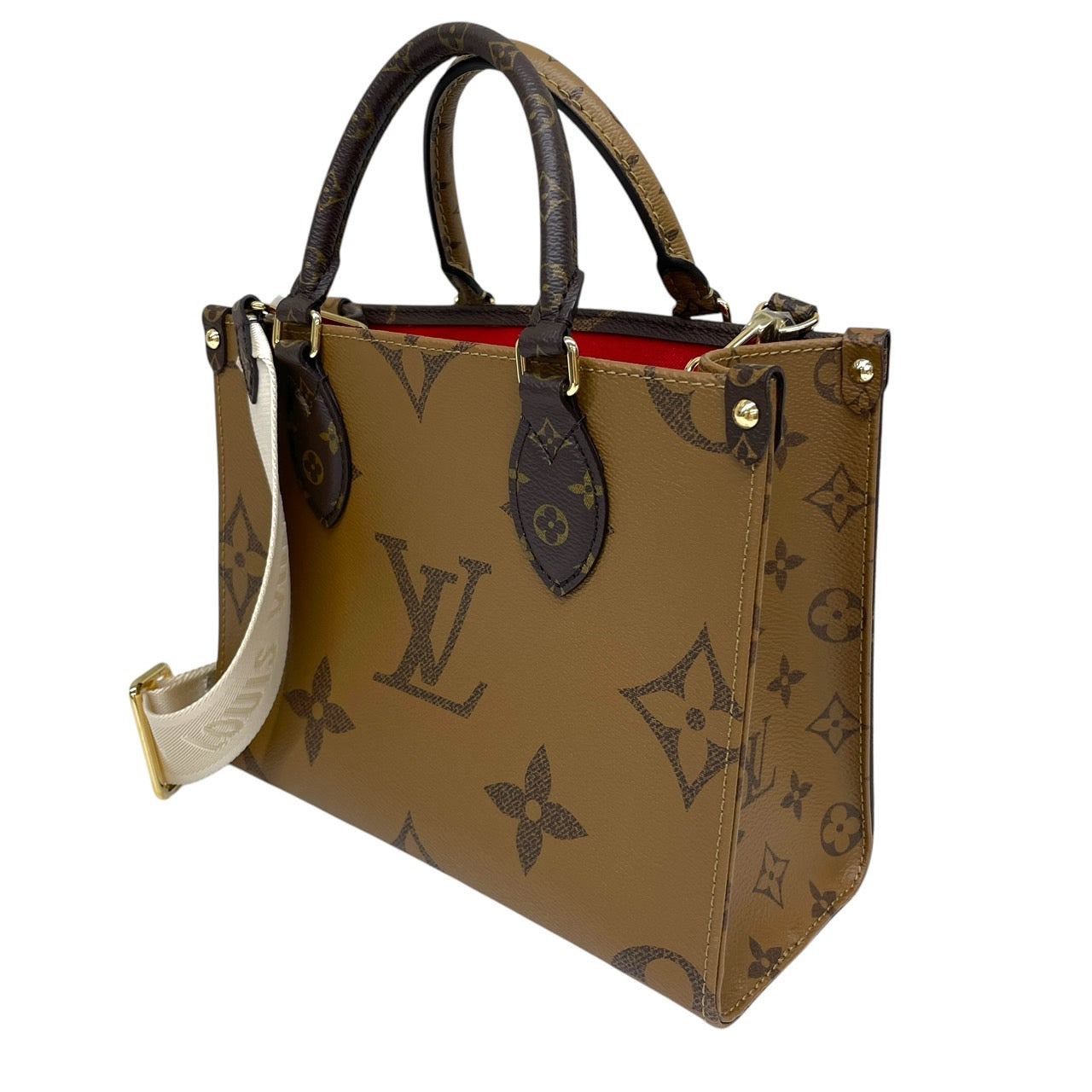 【LOUIS VUITTON】ルイ・ヴィトン オンザゴーPM M46373 ハンドバッグ レディース 2WAY モノグラム ジャイアント リバース