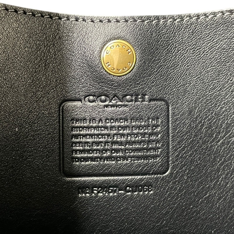 【COACH】コーチ ブルックリン E2457-CU068 ショルダーバッグ レザー レディース 黒 ブラック 2024年新作 ワンショル セミショル ハンド
