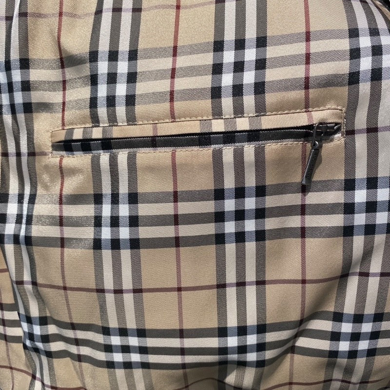 【BURBERRY BLACK LABEL】バーバリーブラックレーベル ダウンジャケット メンズ ダウンコート ベロア 黒 ブラック