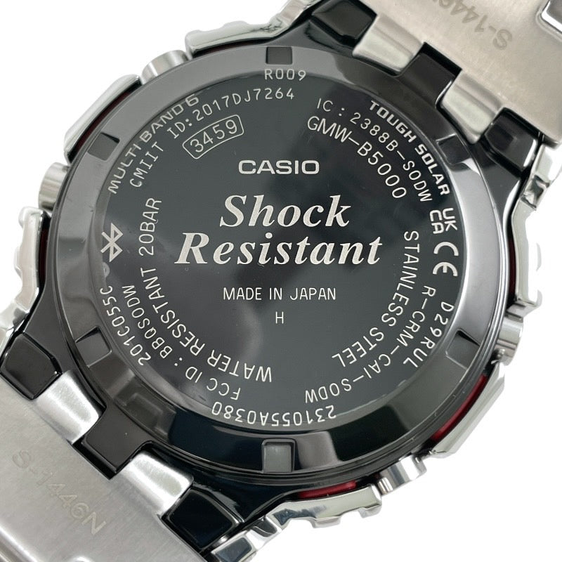 【CASIO】カシオ G-SHOCK GMW-B5000D-1JF 腕時計 ステンレススチール メンズ スマートフォンリンク フルメタ ソーラー電波