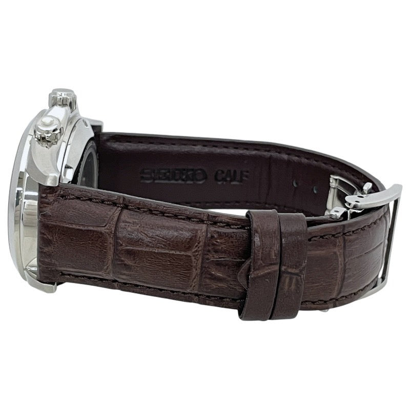 【SEIKO】セイコー プロスペックス アルピニスト SBDC091 6R35-00E0 腕時計 SS/レザー メンズ グリーン 緑文字盤 メカニカル 自動巻き