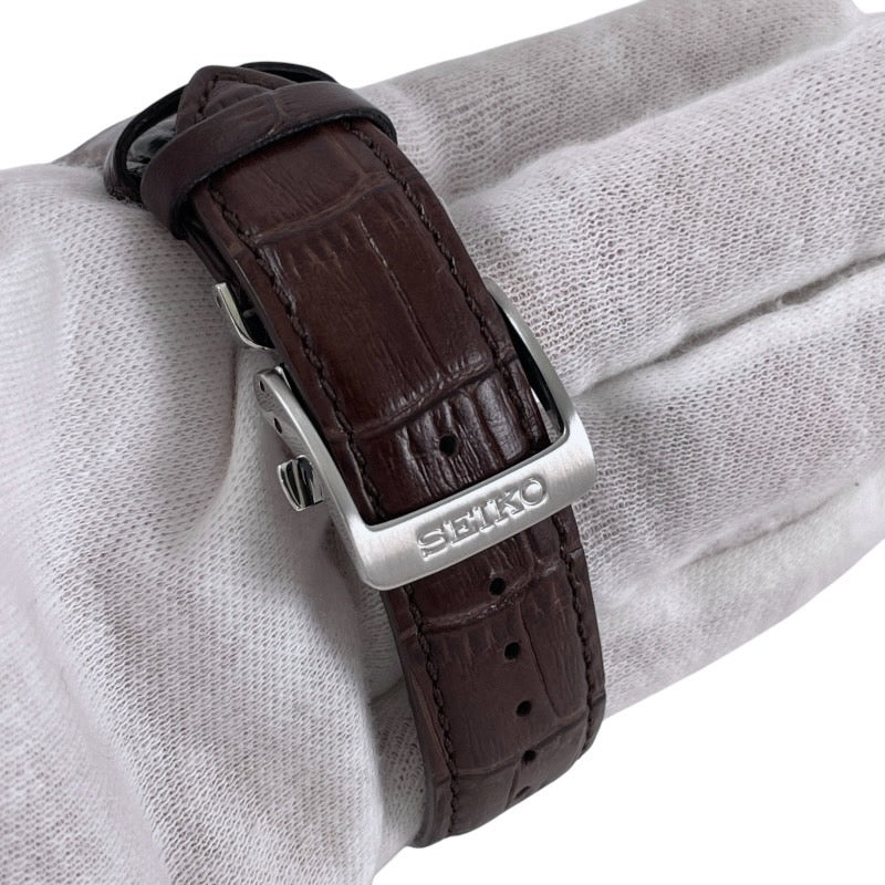 【SEIKO】セイコー プロスペックス アルピニスト SBDC091 6R35-00E0 腕時計 SS/レザー メンズ グリーン 緑文字盤 メカニカル 自動巻き