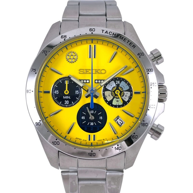 【未使用品】【SEIKO】セイコー ドクターイエロー すみっコぐらし 8T63-03N0 腕時計 ステンレススチール メンズ コラボ