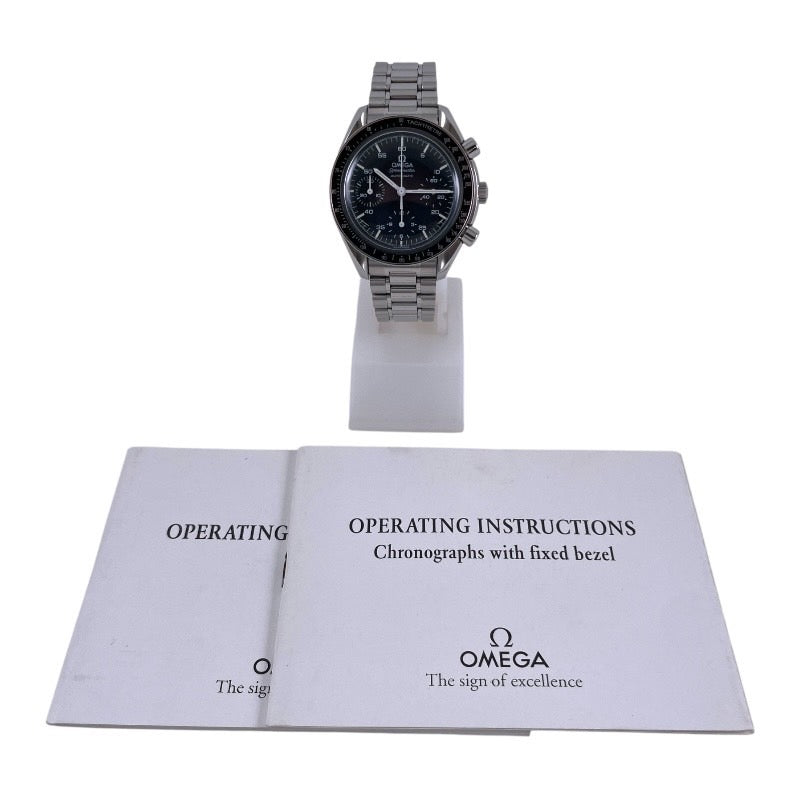 【OMEGA】オメガ スピードマスター 3510.50 腕時計 ステンレススチール メンズ クロノグラフ 自動巻き 黒文字盤 美品