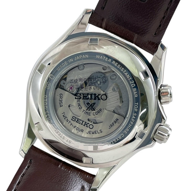 【SEIKO】セイコー プロスペックス アルピニスト SBDC091 6R35-00E0 腕時計 SS/レザー メンズ グリーン 緑文字盤 メカニカル 自動巻き