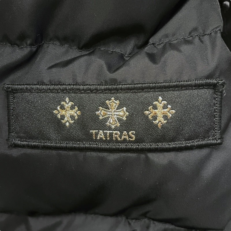 【TATRAS】タトラス ポリテアマ LTAT20A4694 ダウンジャケット ナイロン レディース コート 黒 ブラック サイズ03 フード
