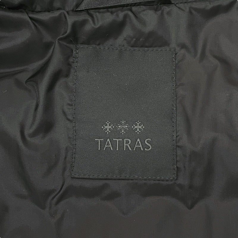 【TATRAS】タトラス ポリテアマ LTAT20A4694 ダウンジャケット ナイロン レディース コート 黒 ブラック サイズ03 フード