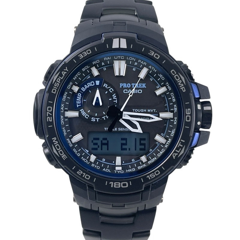 【CASIO】カシオ プロトレック PRW-6000YT-1BJF 腕時計 ステンレススチール メンズ PROTREK タフソーラー トリプルセンサー