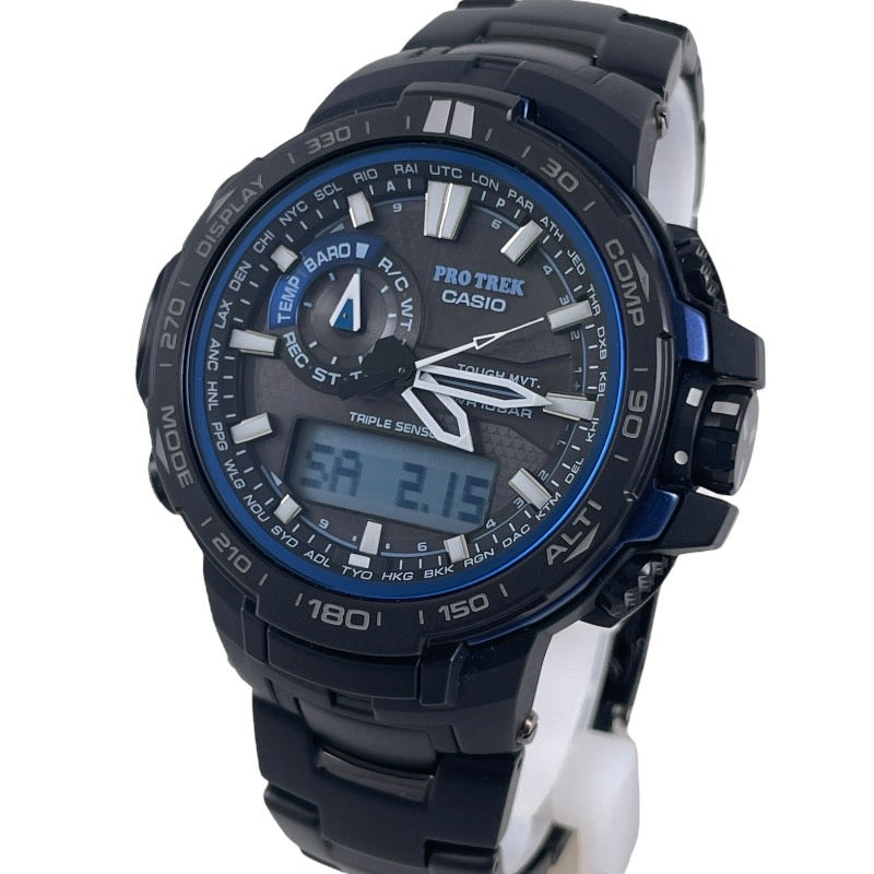 【CASIO】カシオ プロトレック PRW-6000YT-1BJF 腕時計 ステンレススチール メンズ PROTREK タフソーラー トリプルセンサー