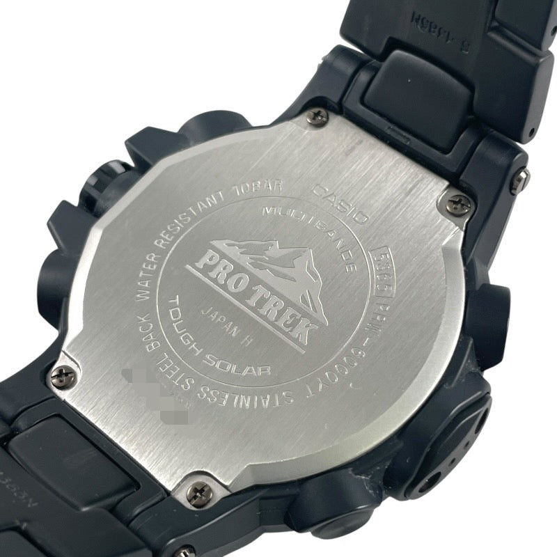 【CASIO】カシオ プロトレック PRW-6000YT-1BJF 腕時計 ステンレススチール メンズ PROTREK タフソーラー トリプルセンサー