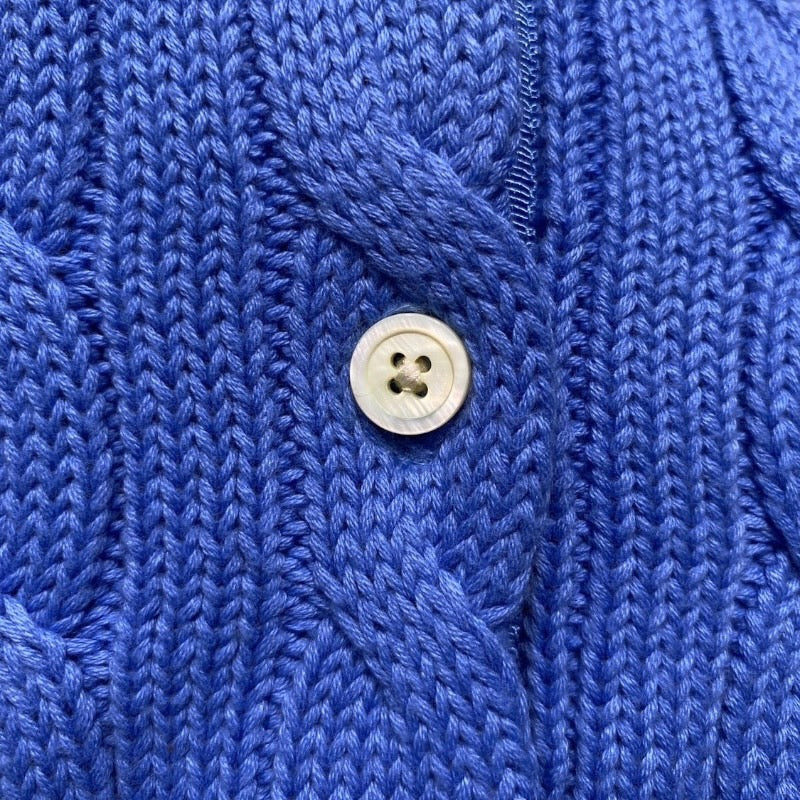 【POLO RALPH LAUREN】ポロ・ラルフローレン カーディガン コットン レディース 半袖 サマーニット 170/96A