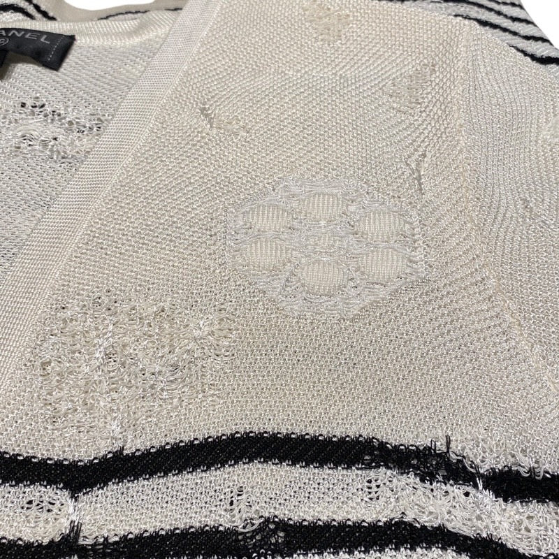 【CHANEL】シャネル ロングカーディガン P56124K07347 カーディガン レーヨン レディース ボーダー