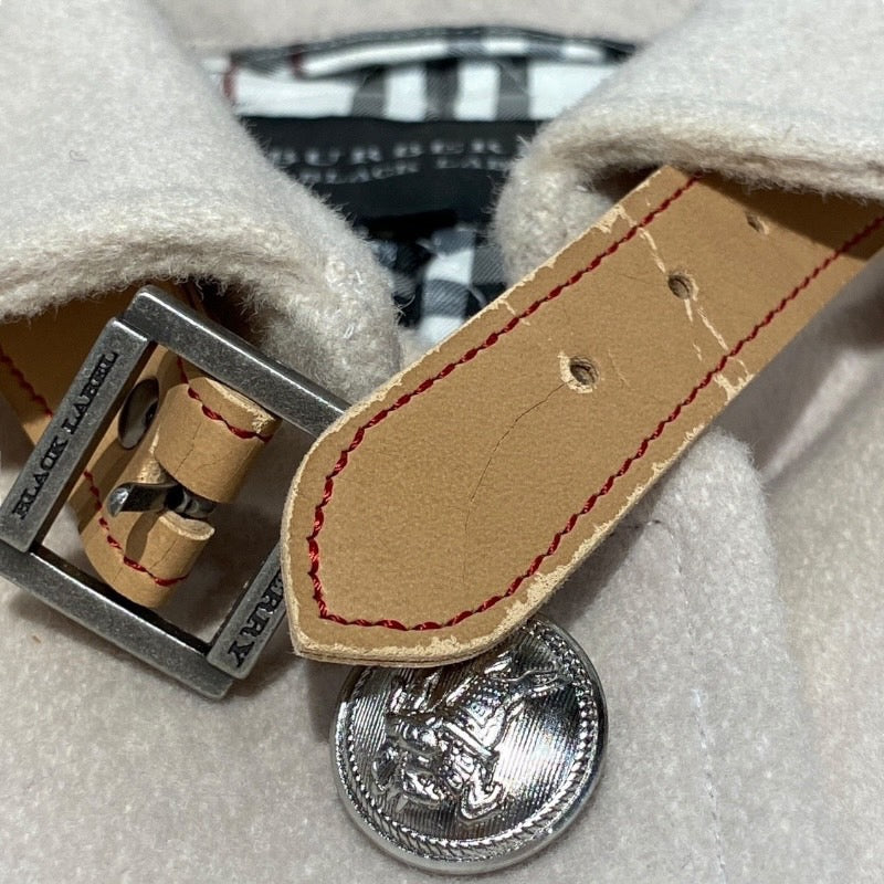 【BURBERRY BLACK LABEL】バーバリーブラックレーベル その他アウター ウール メンズ アイボリー