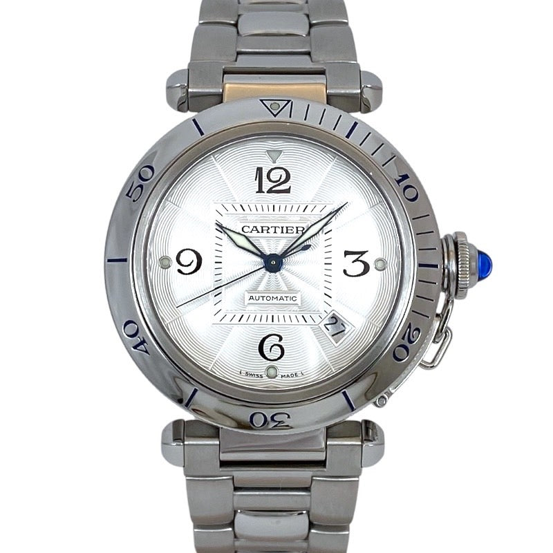 【CARTIER】カルティエ パシャ38 W31031H3 腕時計 ステンレススチール メンズ 自動巻き オートマティック