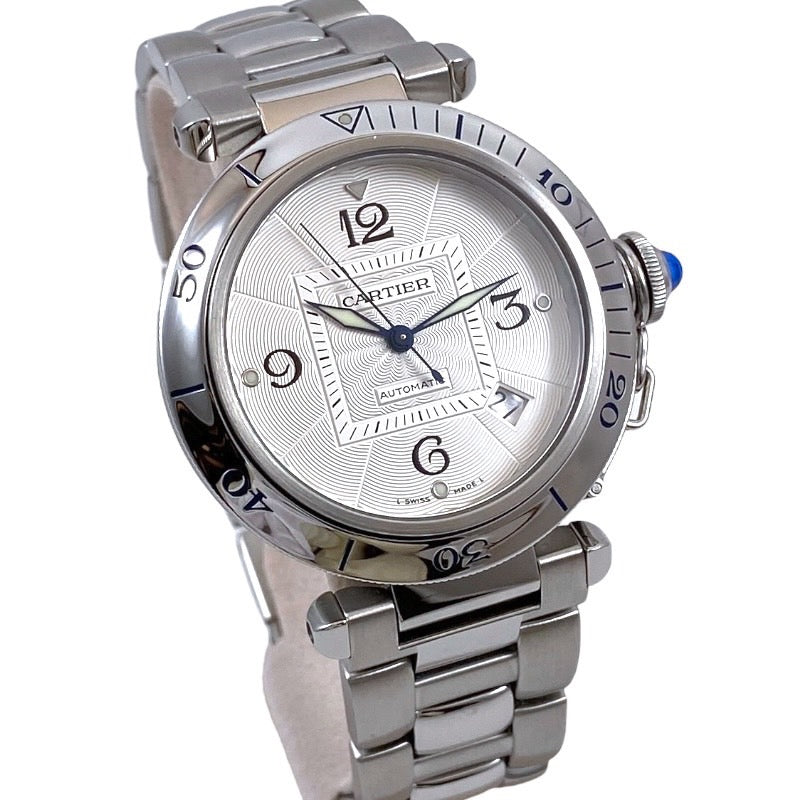 【CARTIER】カルティエ パシャ38 W31031H3 腕時計 ステンレススチール メンズ 自動巻き オートマティック
