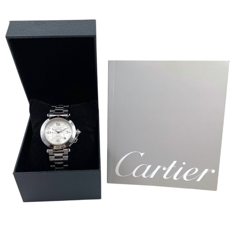 【CARTIER】カルティエ パシャ38 W31031H3 腕時計 ステンレススチール メンズ 自動巻き オートマティック