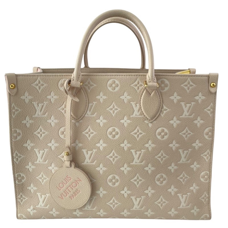 【LOUIS VUITTON】ルイ・ヴィトン オンザゴーMM M46128 ハンドバッグ レザー レディース モノグラム アンプラント 2WAY