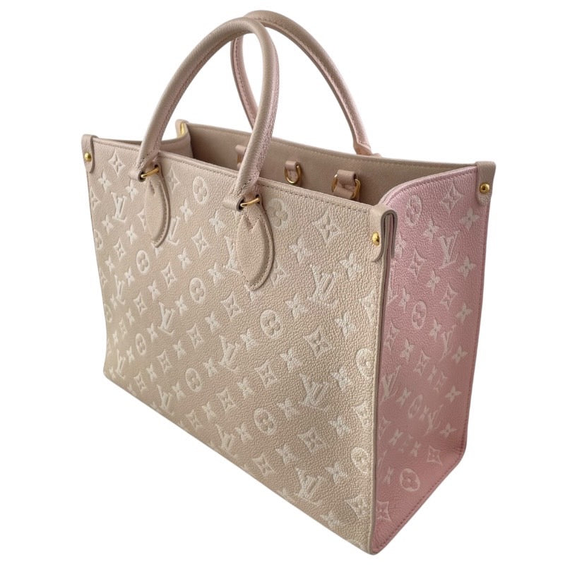 【LOUIS VUITTON】ルイ・ヴィトン オンザゴーMM M46128 ハンドバッグ レザー レディース モノグラム アンプラント 2WAY