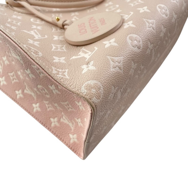 【LOUIS VUITTON】ルイ・ヴィトン オンザゴーMM M46128 ハンドバッグ レザー レディース モノグラム アンプラント 2WAY