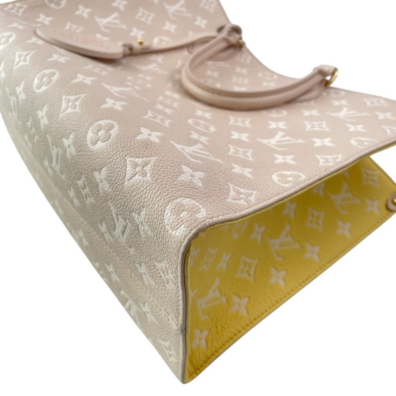 【LOUIS VUITTON】ルイ・ヴィトン オンザゴーMM M46128 ハンドバッグ レザー レディース モノグラム アンプラント 2WAY