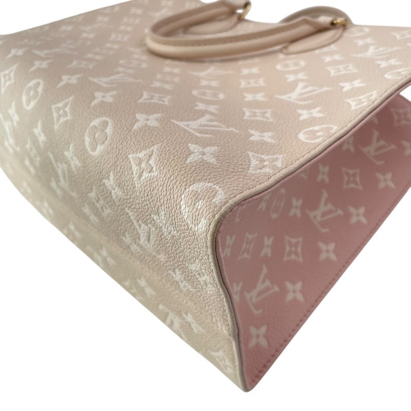 【LOUIS VUITTON】ルイ・ヴィトン オンザゴーMM M46128 ハンドバッグ レザー レディース モノグラム アンプラント 2WAY