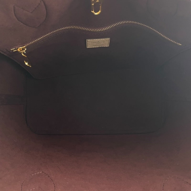 【LOUIS VUITTON】ルイ・ヴィトン ネヴァーフルMM M45686 トートバッグ レザー レディース ポーチ付 モノグラム アンプラント トゥルトレール