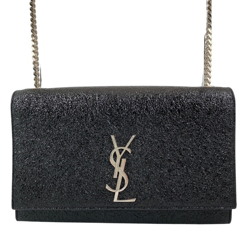 【SAINT LAURENT PARIS】サンローランパリ ケイト 364021 ショルダーバッグ レザー レディース チェーン ミディアム 黒 ブラック