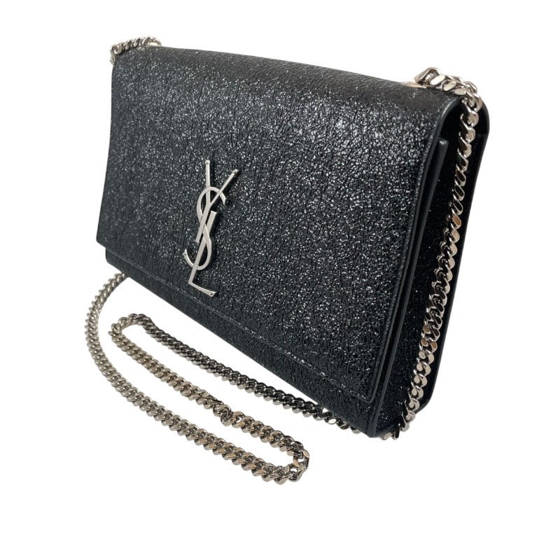 【SAINT LAURENT PARIS】サンローランパリ ケイト 364021 ショルダーバッグ レザー レディース チェーン ミディアム 黒 ブラック