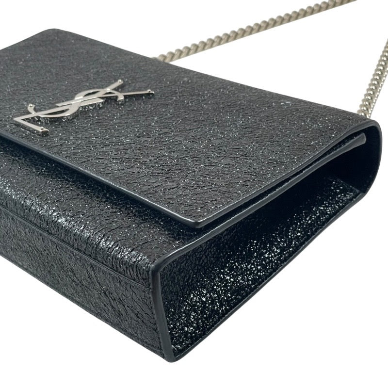 【SAINT LAURENT PARIS】サンローランパリ ケイト 364021 ショルダーバッグ レザー レディース チェーン ミディアム 黒 ブラック