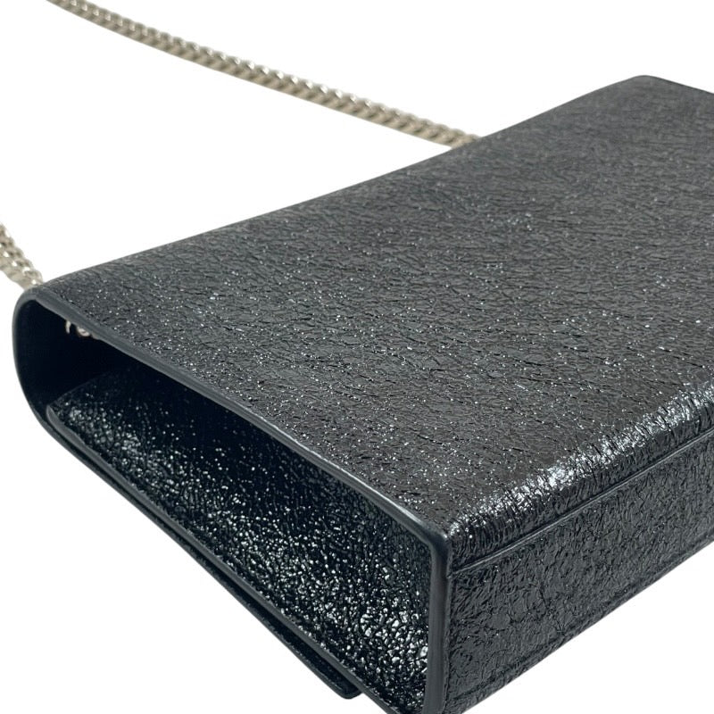 【SAINT LAURENT PARIS】サンローランパリ ケイト 364021 ショルダーバッグ レザー レディース チェーン ミディアム 黒 ブラック