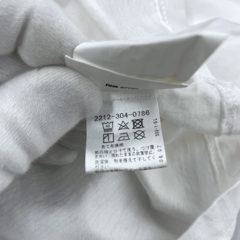 【CHROME HEARTS】クロムハーツ CH Foti Wing Tee 2212-304-0786 半袖Tシャツ コットン メンズ 白 ホワイト サイズL ジャパンタグ付