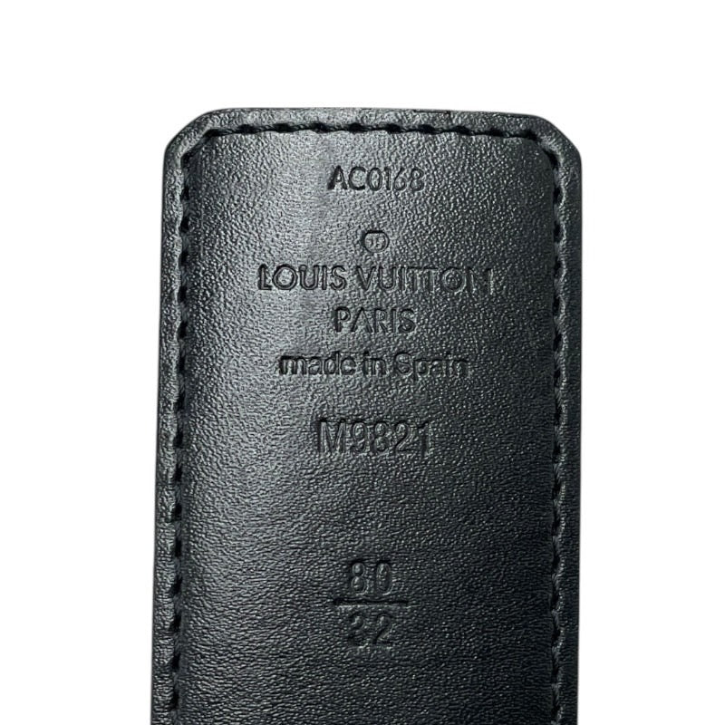 【LOUIS VUITTON】ルイ・ヴィトン サンチュール LVイニシャル M9821 ベルト メンズ リバーシブル モノグラム 80/32 40MM