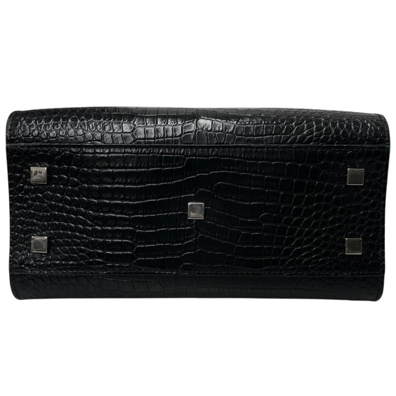 【SAINT LAURENT PARIS】サンローランパリ アップタウン スモール 561203 ハンドバッグ レザー レディース 2WAY クロコ型押し 黒 ブラック ショルダー