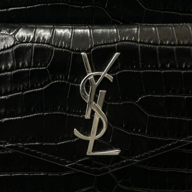 【SAINT LAURENT PARIS】サンローランパリ アップタウン スモール 561203 ハンドバッグ レザー レディース 2WAY クロコ型押し 黒 ブラック ショルダー