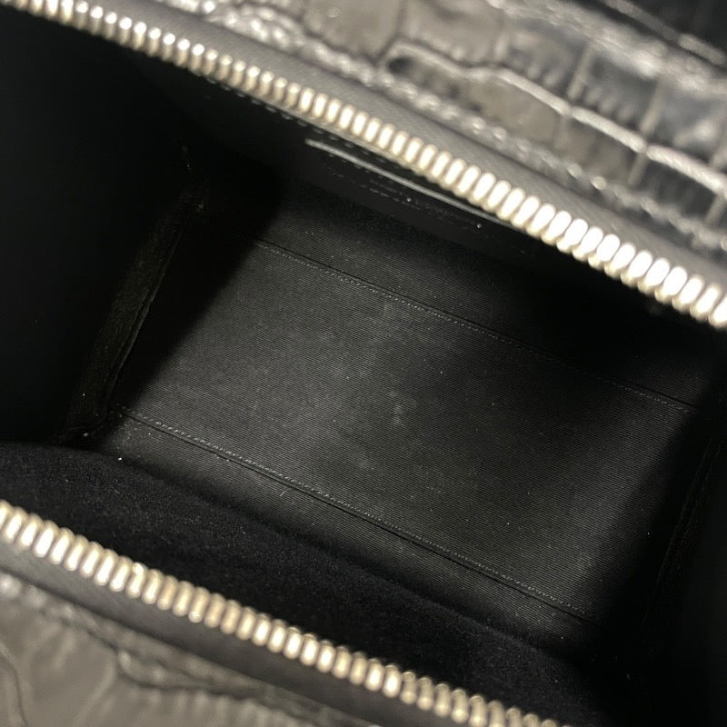 【SAINT LAURENT PARIS】サンローランパリ アップタウン スモール 561203 ハンドバッグ レザー レディース 2WAY クロコ型押し 黒 ブラック ショルダー